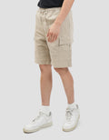 Nevada Twill Stretch Celana Pendek Cargo Pria