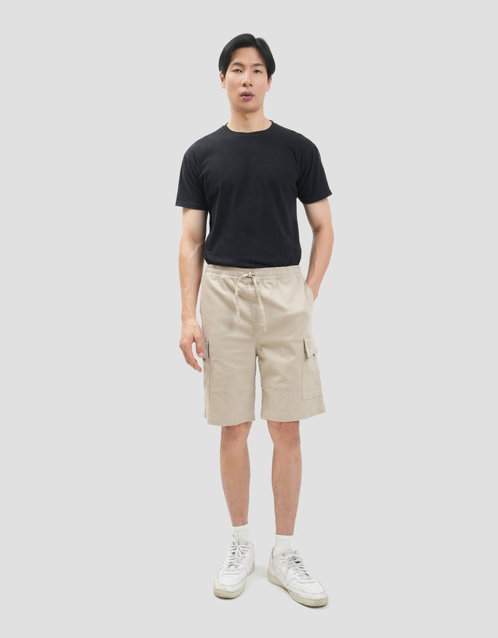 Nevada Twill Stretch Celana Pendek Cargo Pria