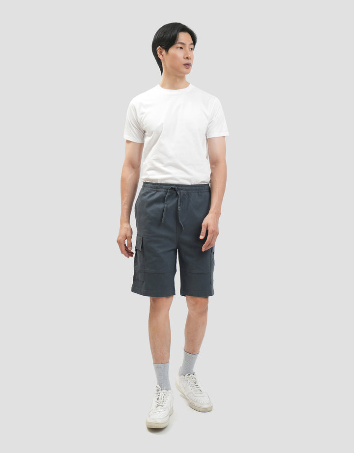Nevada Twill Stretch Celana Pendek Cargo Pria