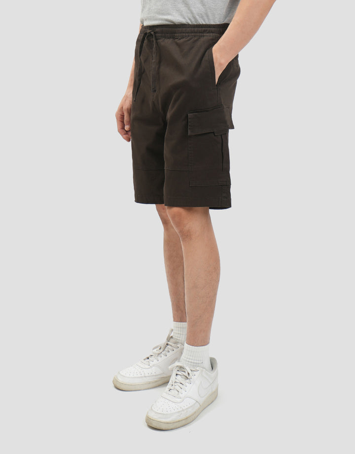 Nevada Twill Stretch Celana Pendek Cargo Pria