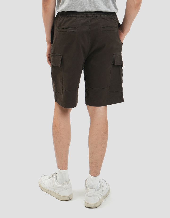 Nevada Twill Stretch Celana Pendek Cargo Pria