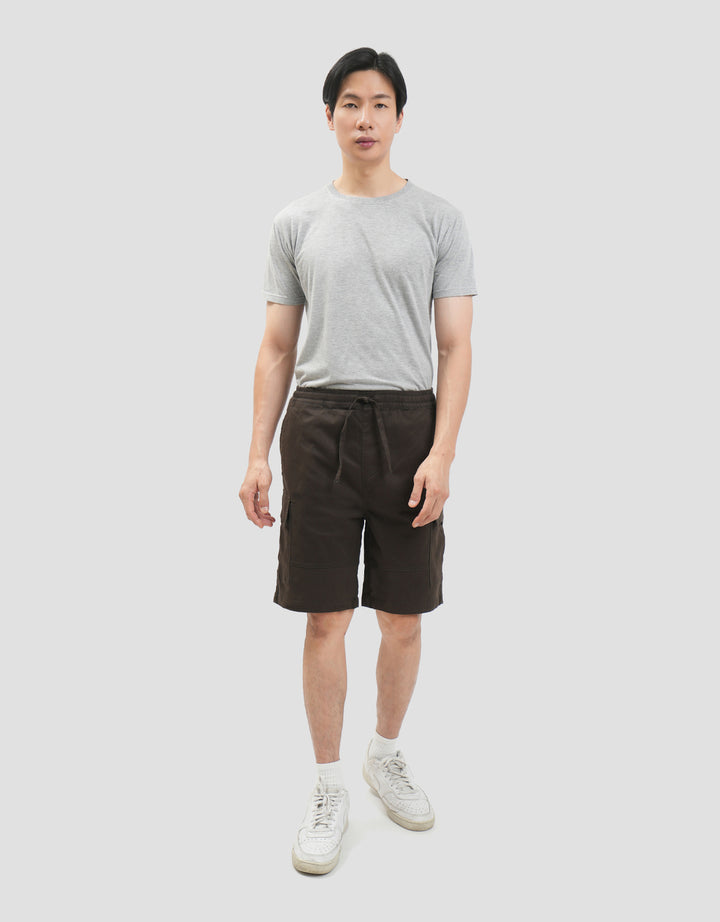 Nevada Twill Stretch Celana Pendek Cargo Pria