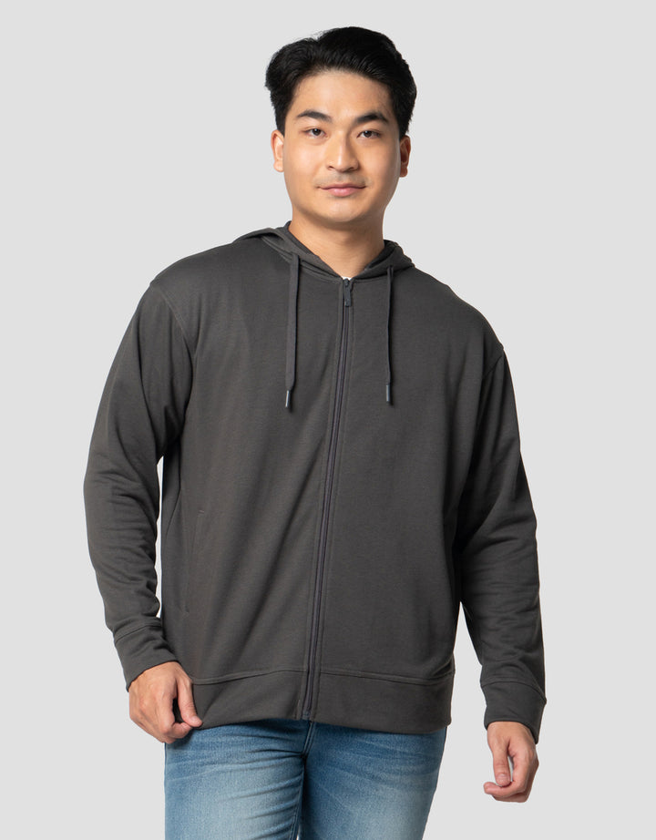 Nevada French Terry Jaket Hoodie Pria