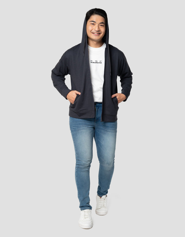 Nevada French Terry Jaket Hoodie Pria