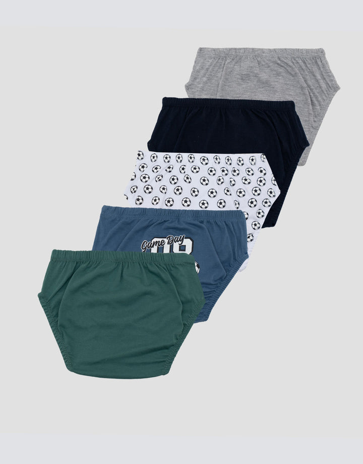 Little M Pack Of 5 Boys Soccer Celana Dalam Anak Laki-laki