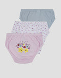 Little M Pack Of 3 Flower Celana Dalam Anak Perempuan