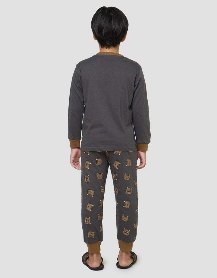 Little M Tiger Face Set Sleepwear Anak Laki-Laki