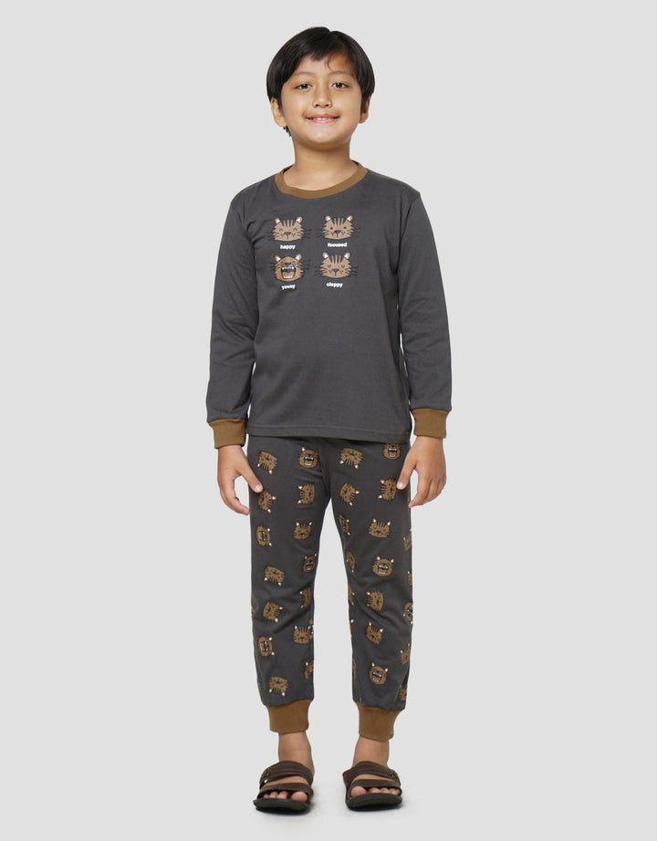 Little M Tiger Face Set Sleepwear Anak Laki-Laki