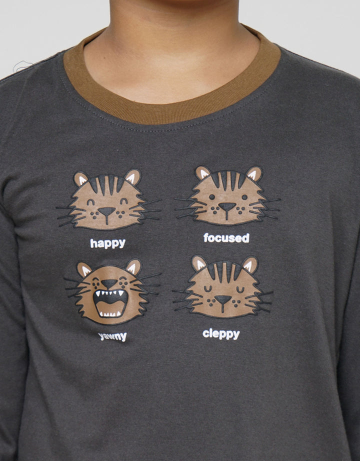 Little M Tiger Face Set Sleepwear Anak Laki-Laki