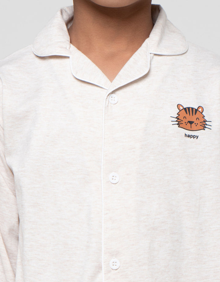 Little M Tiger Happy Piyama Anak Laki-laki
