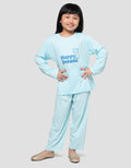 Little M Cat Happy Dreams Setelan Piyama Anak Perempuan