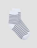 Little M Stripe Tipis Kaus Kaki Bayi
