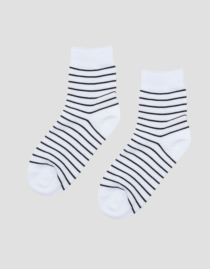 Little M Stripe Tipis Kaus Kaki Bayi