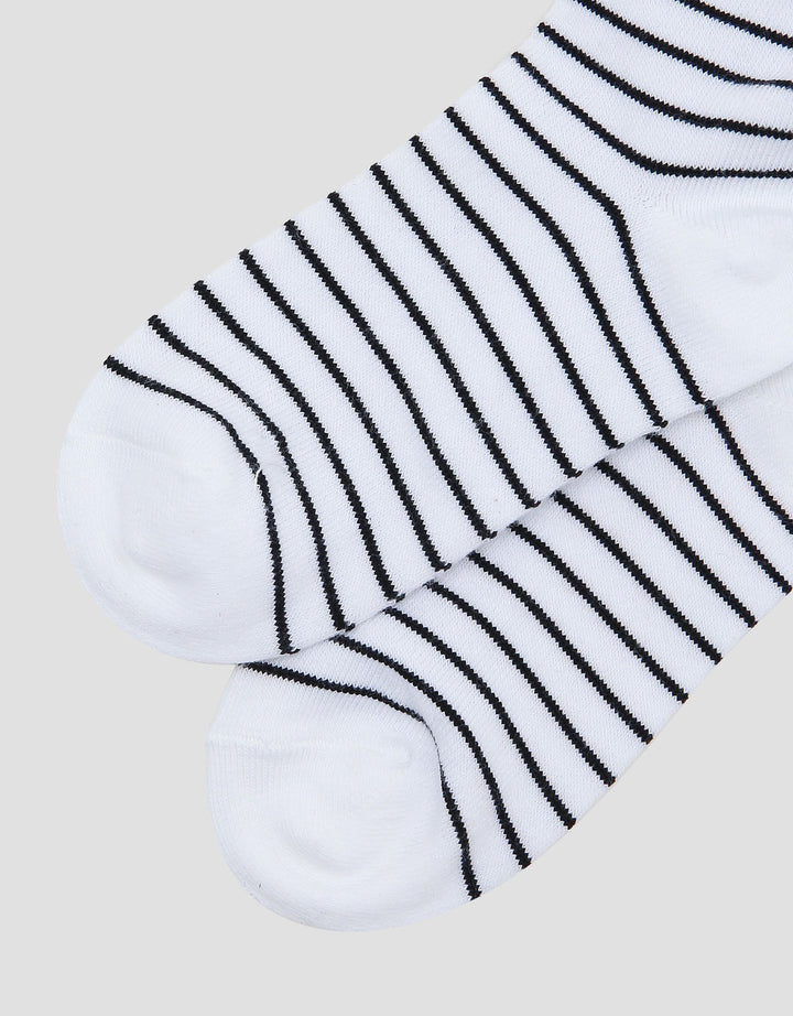 Little M Stripe Tipis Kaus Kaki Bayi