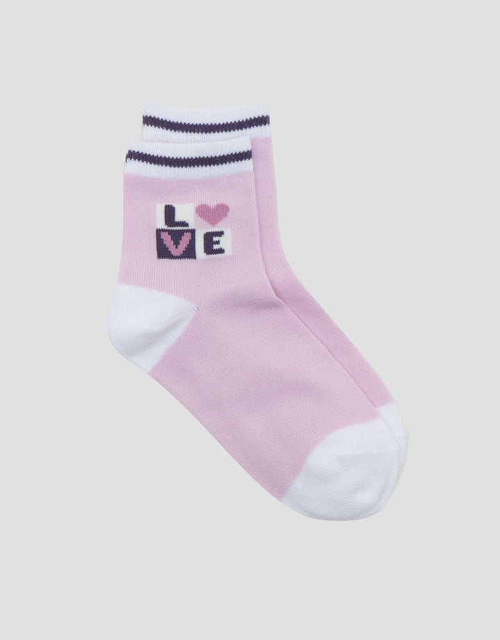 Little M Love Stripe Kaus Kaki Bayi