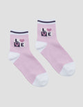 Little M Love Stripe Kaus Kaki Bayi