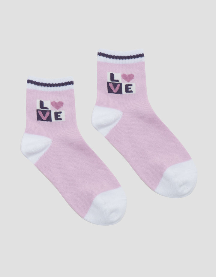 Little M Love Stripe Kaus Kaki Bayi