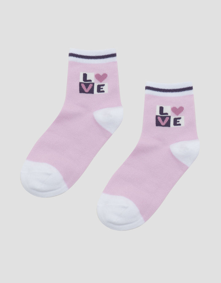 Little M Love Stripe Kaus Kaki Bayi