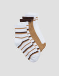 Little M Pack Of 3 Stripe Panjang Kaus Kaki Bayi