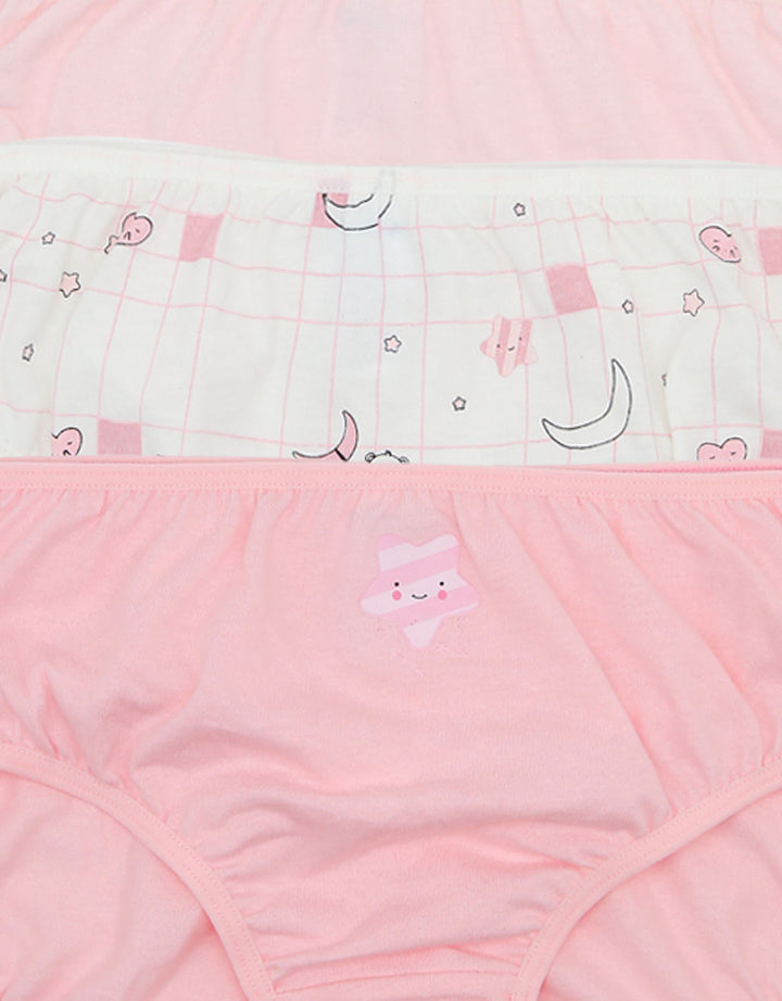 Little M Pack Of 3 Bear Love Moon Celana Dalam Anak Perempuan