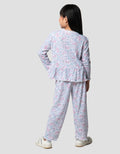 Little M Flower Drop Needle Setelan Piyama Anak Perempuan