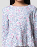 Little M Flower Drop Needle Setelan Piyama Anak Perempuan