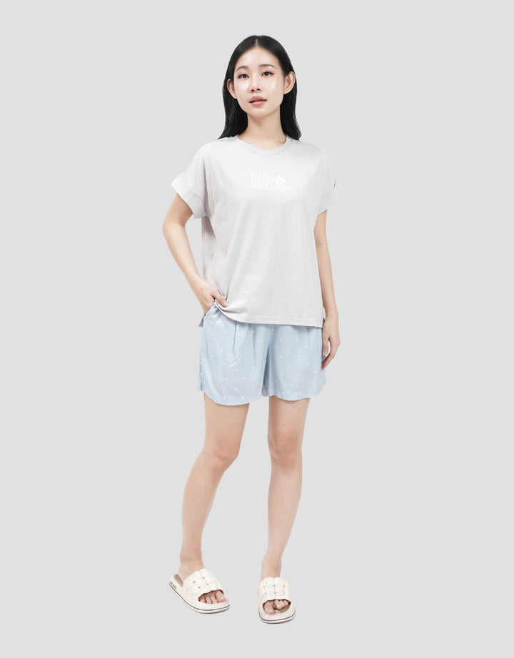 Suko Graphic Disney Mickey Mouse Pakaian Setelan Wanita