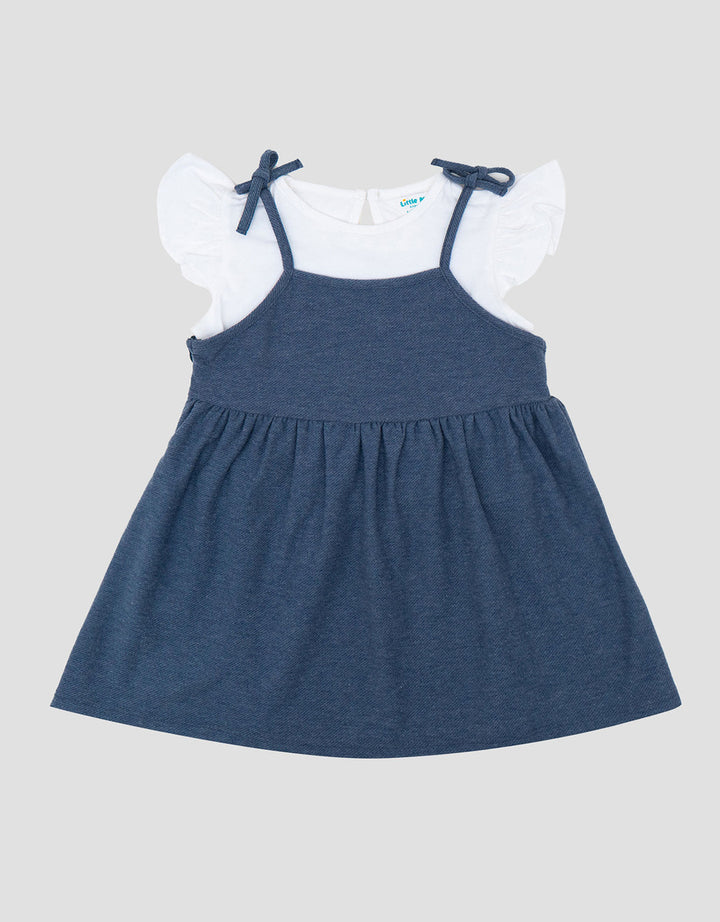 Little M Textured Knit 2Pc Dress Bayi