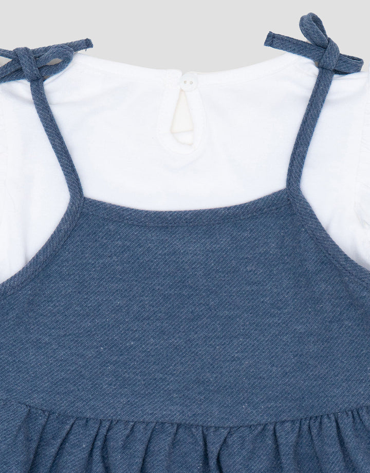 Little M Textured Knit 2Pc Dress Bayi