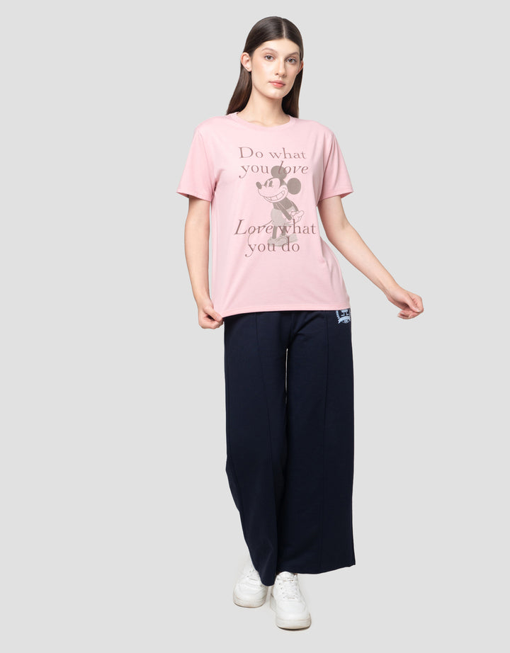 Disney Reg Print Mickey Mouse Kaos Wanita