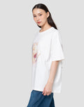 Disney Print Winnie The Pooh Kaos Oversize Wanita