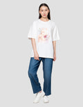 Disney Print Winnie The Pooh Kaos Oversize Wanita