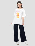 Disney Print Winnie The Pooh Kaos Oversize Wanita