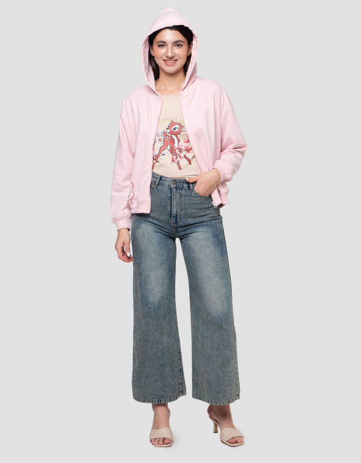 Disney Basic Reg Print Mickey Mouse Jaket Wanita