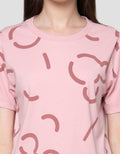 Disney Print Aop Mickey Mouse Kaos Wanita