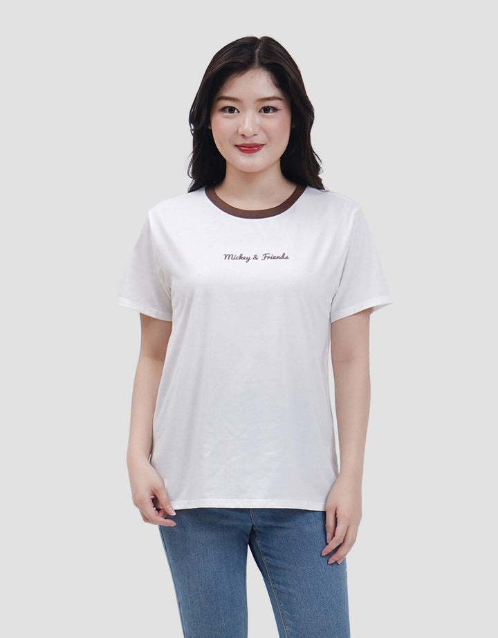 Disney Print Mickey Mouse & Friends Kaos Wanita