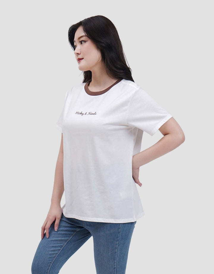 Disney Print Mickey Mouse & Friends Kaos Wanita