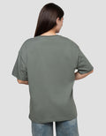 Disney Print Bambi Kaos Oversize Wanita