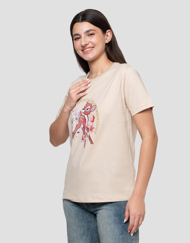 Disney Reg Print Bambi Kaos Wanita