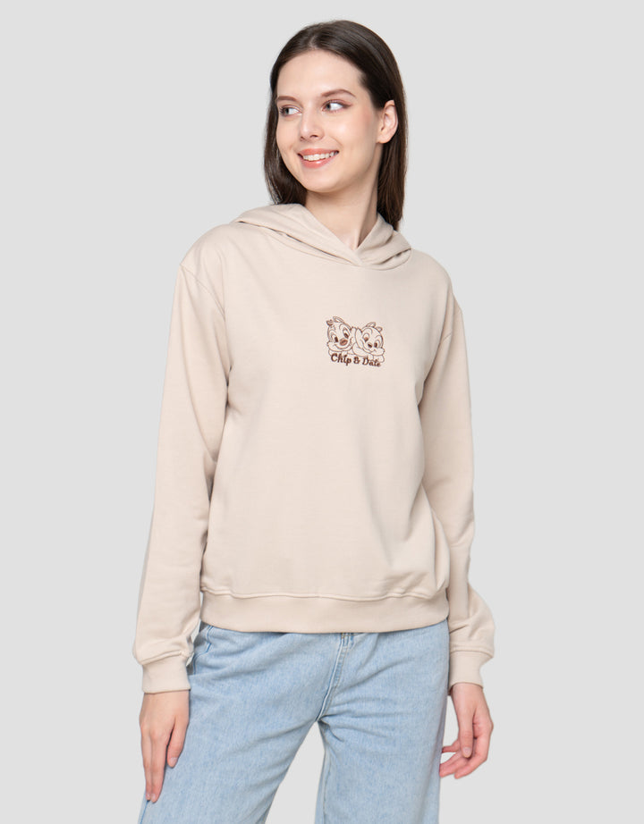 Disney Pull Over Basic Print Chip N Dale Sweater Wanita