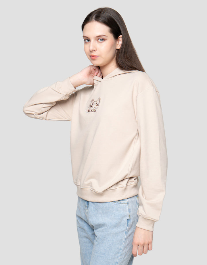 Disney Pull Over Basic Print Chip N Dale Sweater Wanita