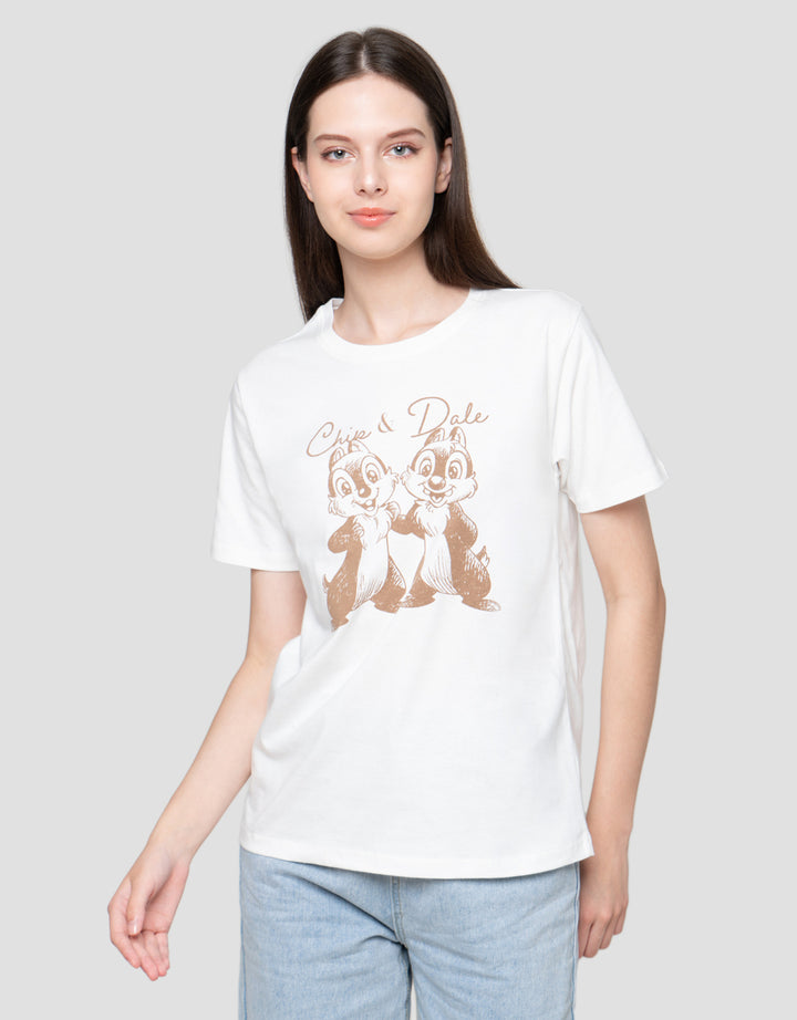 Disney Reguler Print Chip N Dale Kaos Wanita