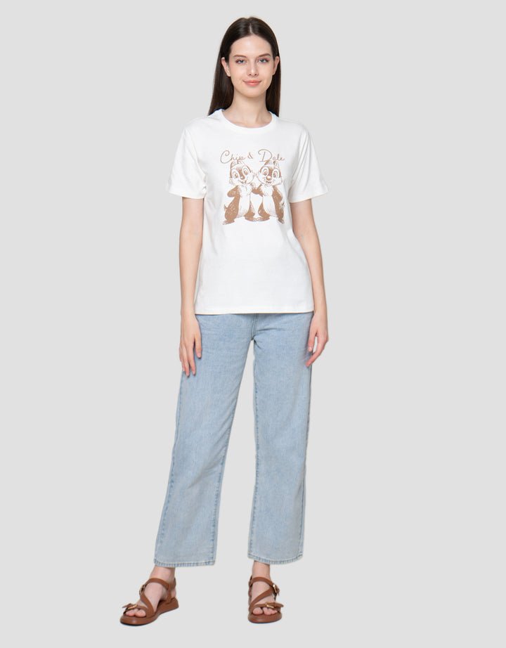 Disney Reguler Print Chip N Dale Kaos Wanita