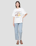Disney Print Chip N Dale  Kaos Oversize Wanita