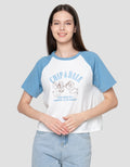 Disney Boxy Raglan Print Chip & Dale Kaos Wanita
