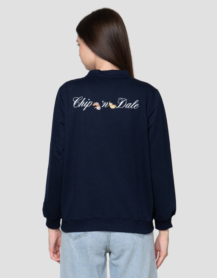 Disney Print Chip N Dale Jaket Cardigan Wanita