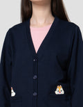 Disney Print Chip N Dale Jaket Cardigan Wanita