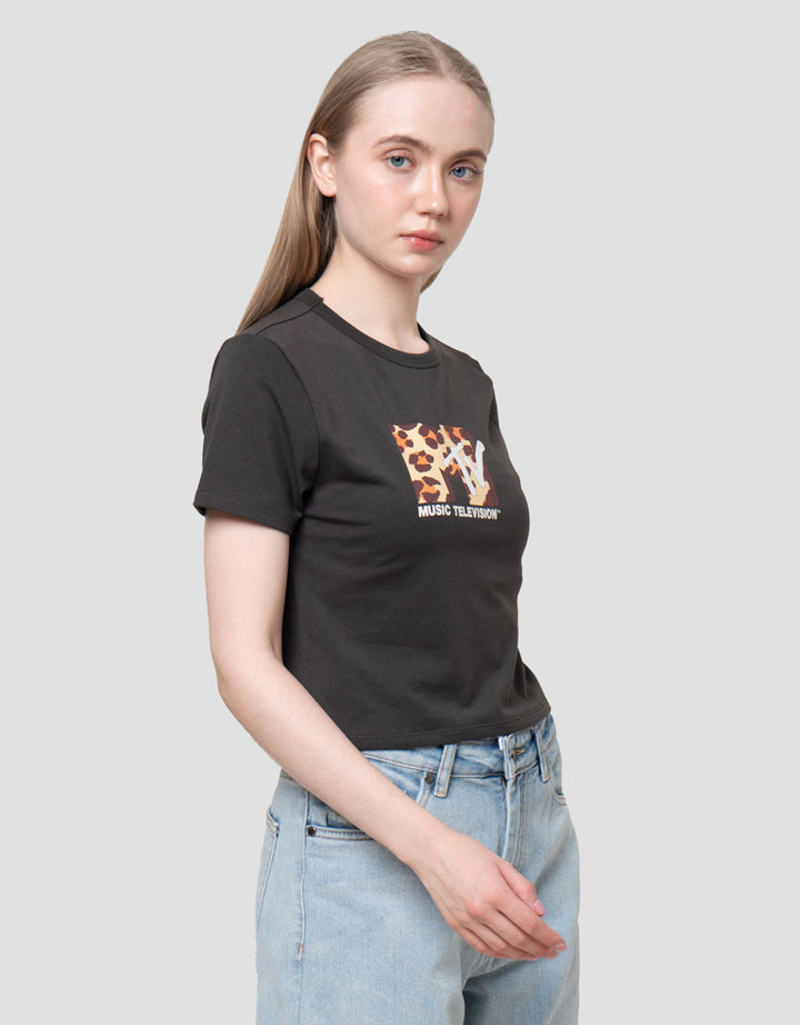 Nevada Print Wb Mtv  Kaos Wanita