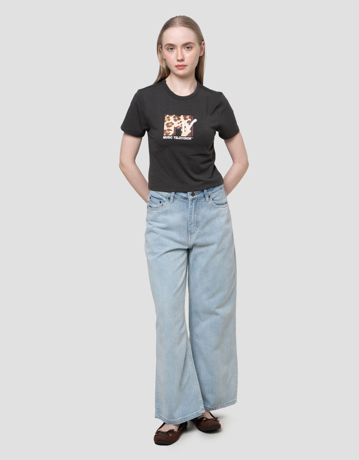 Nevada Print Wb Mtv  Kaos Wanita