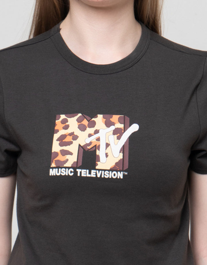Nevada Print Wb Mtv  Kaos Wanita